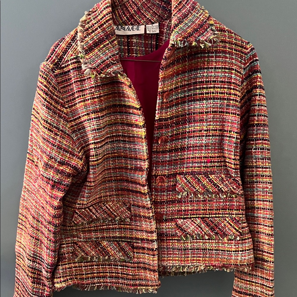 Anage Vibrant Tweed Women's Blazer
